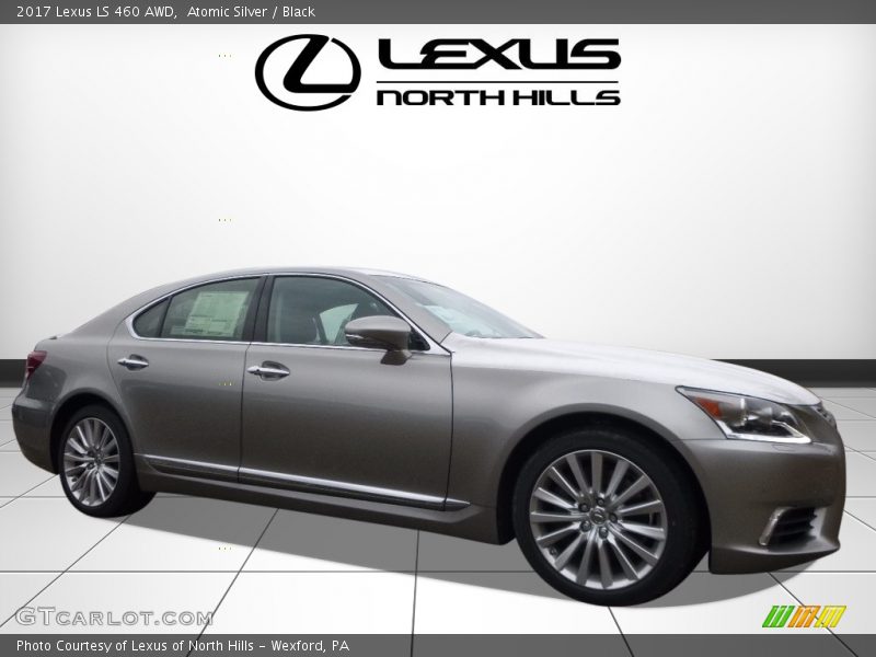 Atomic Silver / Black 2017 Lexus LS 460 AWD