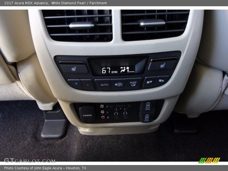 White Diamond Pearl / Parchment 2017 Acura MDX Advance