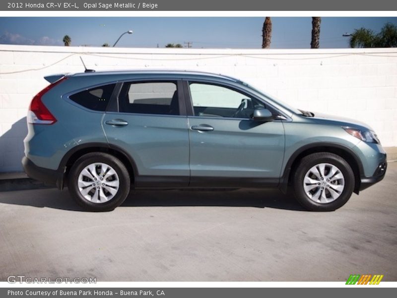 Opal Sage Metallic / Beige 2012 Honda CR-V EX-L