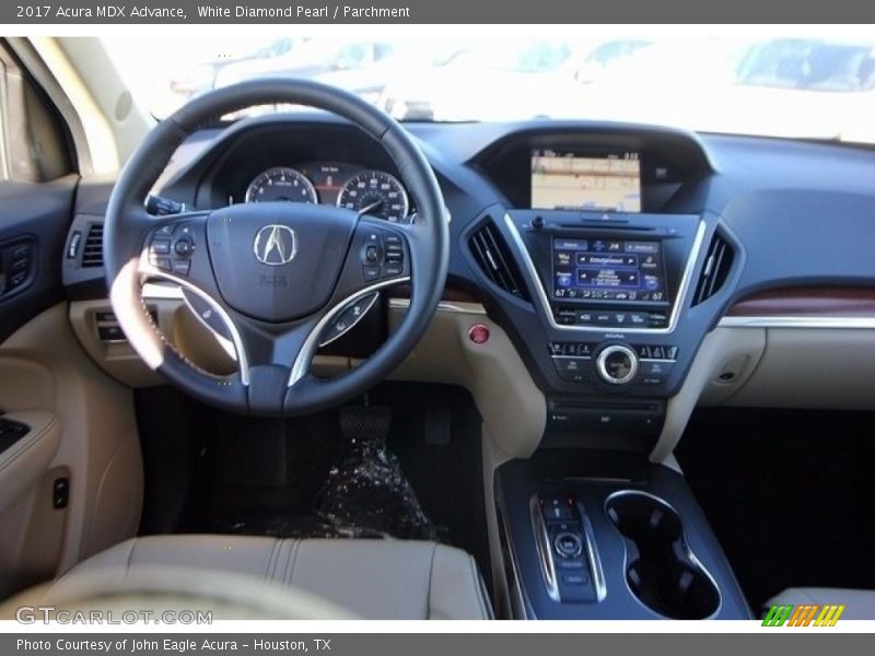 White Diamond Pearl / Parchment 2017 Acura MDX Advance