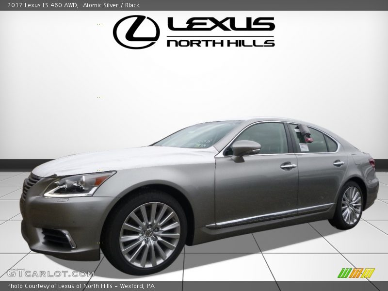 Atomic Silver / Black 2017 Lexus LS 460 AWD