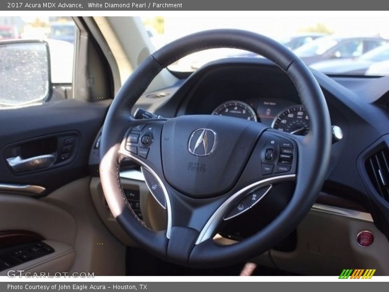 White Diamond Pearl / Parchment 2017 Acura MDX Advance