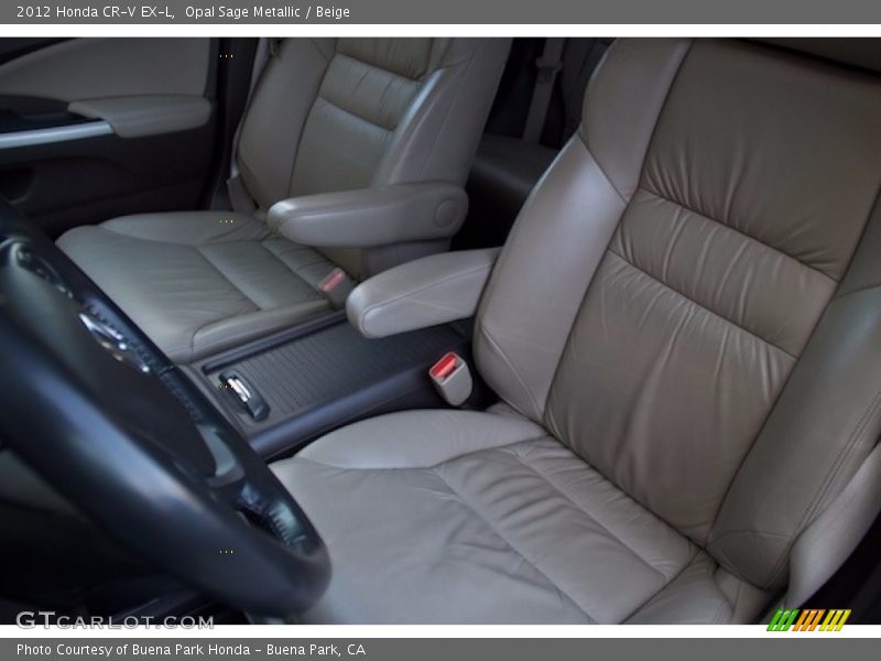 Opal Sage Metallic / Beige 2012 Honda CR-V EX-L