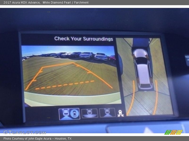 White Diamond Pearl / Parchment 2017 Acura MDX Advance