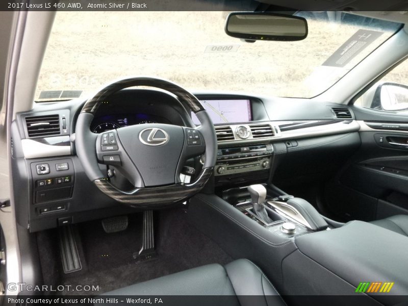 Atomic Silver / Black 2017 Lexus LS 460 AWD