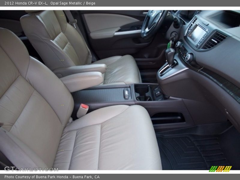 Opal Sage Metallic / Beige 2012 Honda CR-V EX-L