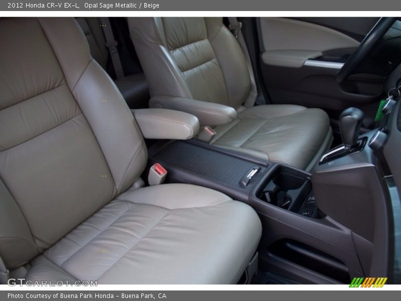 Opal Sage Metallic / Beige 2012 Honda CR-V EX-L