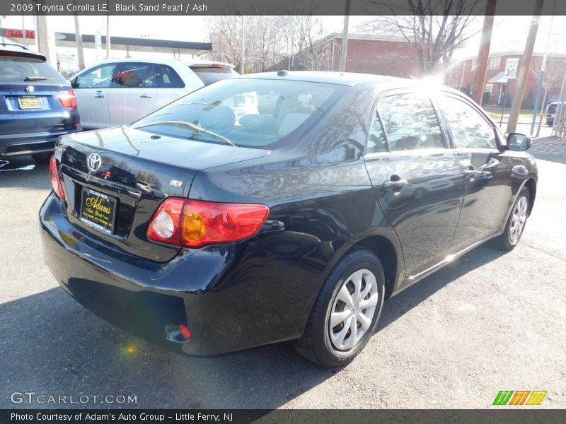 Black Sand Pearl / Ash 2009 Toyota Corolla LE