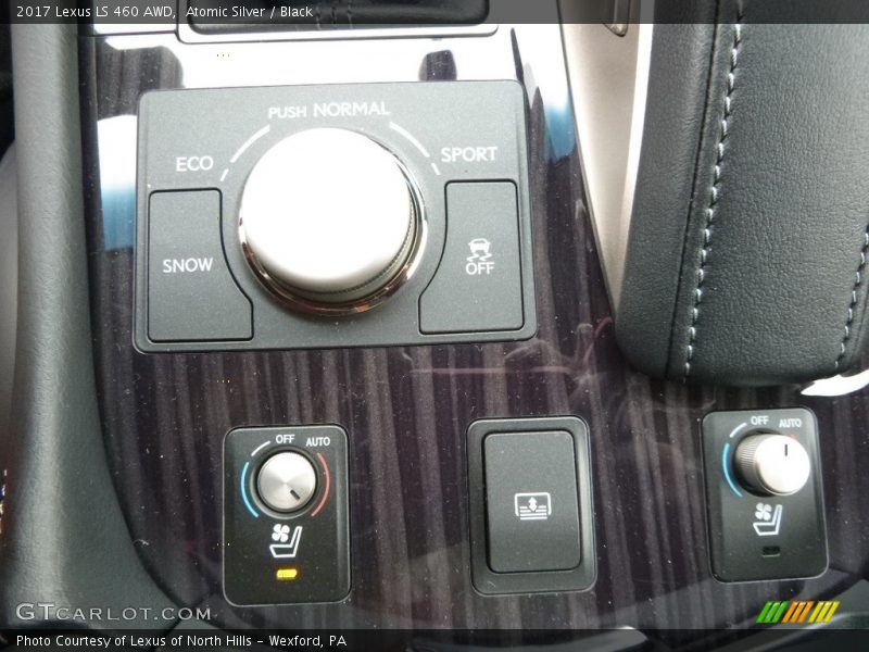 Atomic Silver / Black 2017 Lexus LS 460 AWD