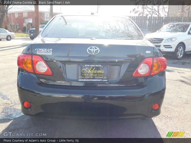Black Sand Pearl / Ash 2009 Toyota Corolla LE
