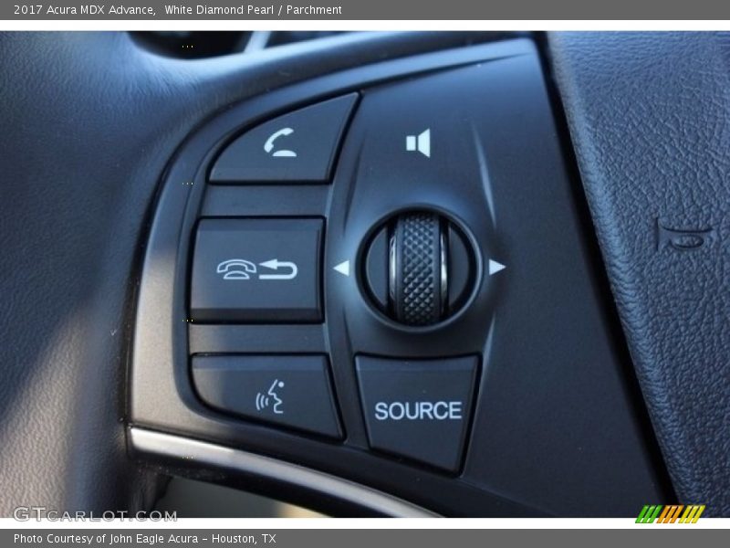 White Diamond Pearl / Parchment 2017 Acura MDX Advance