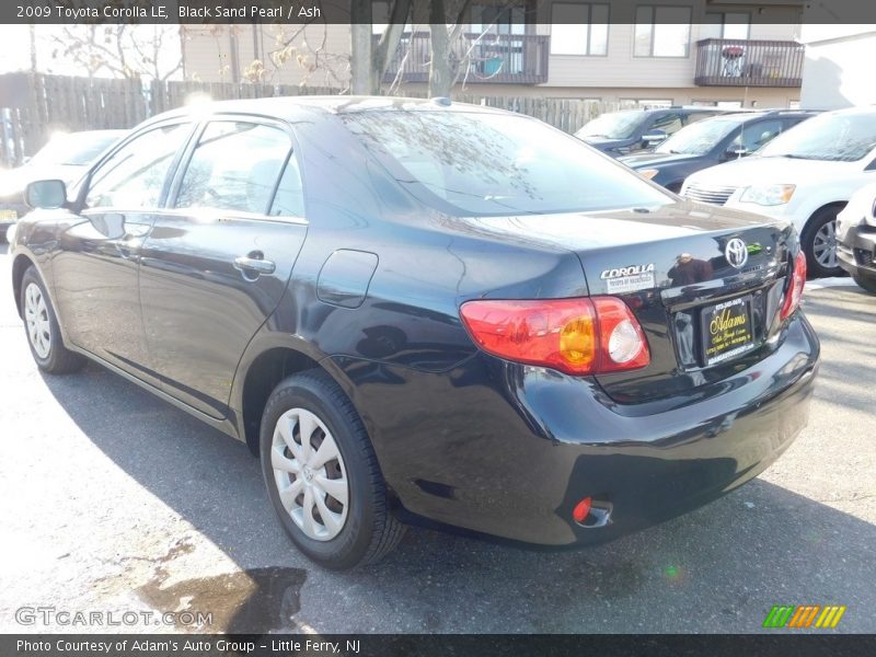 Black Sand Pearl / Ash 2009 Toyota Corolla LE