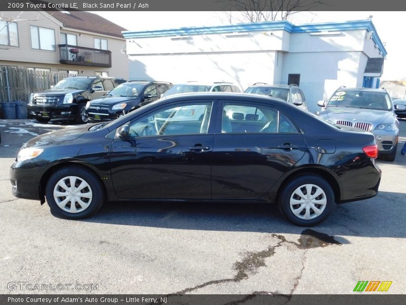Black Sand Pearl / Ash 2009 Toyota Corolla LE