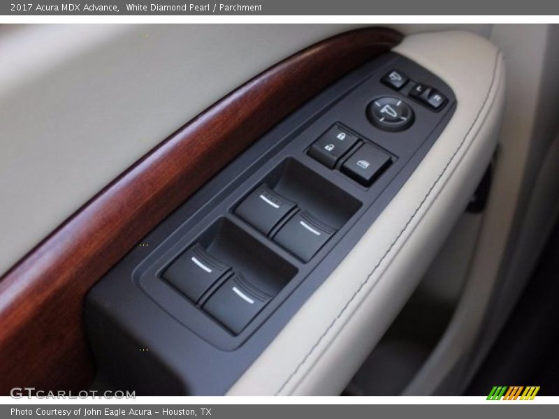 White Diamond Pearl / Parchment 2017 Acura MDX Advance