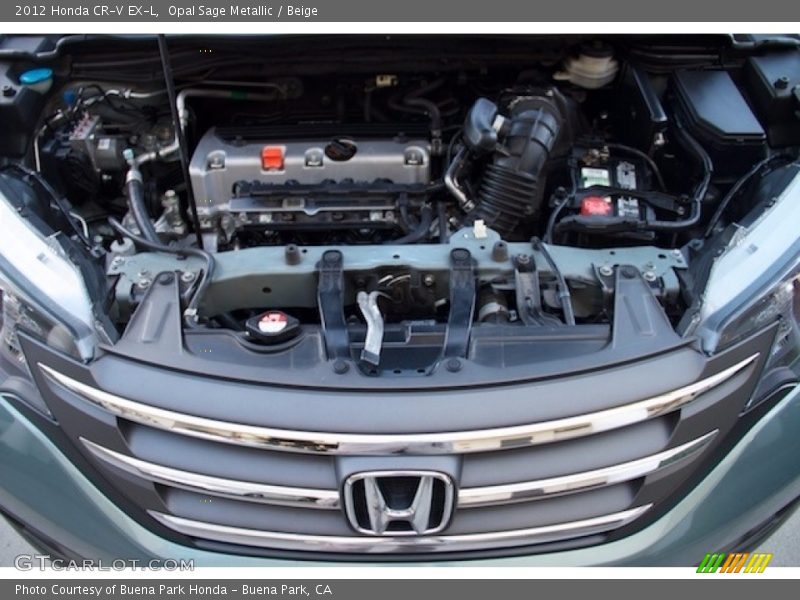 Opal Sage Metallic / Beige 2012 Honda CR-V EX-L