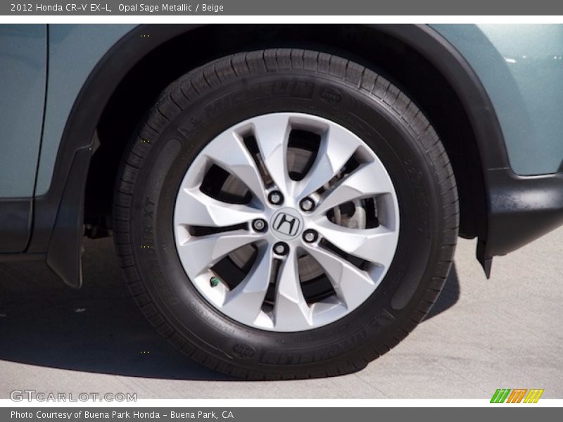 Opal Sage Metallic / Beige 2012 Honda CR-V EX-L