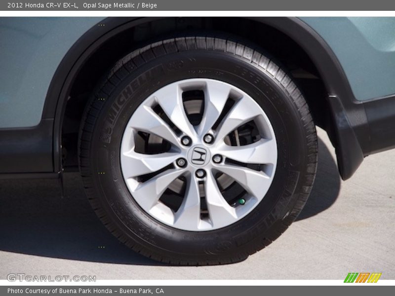 Opal Sage Metallic / Beige 2012 Honda CR-V EX-L