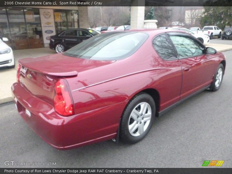 Sport Red Metallic / Gray 2006 Chevrolet Monte Carlo LS