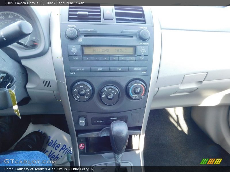 Black Sand Pearl / Ash 2009 Toyota Corolla LE