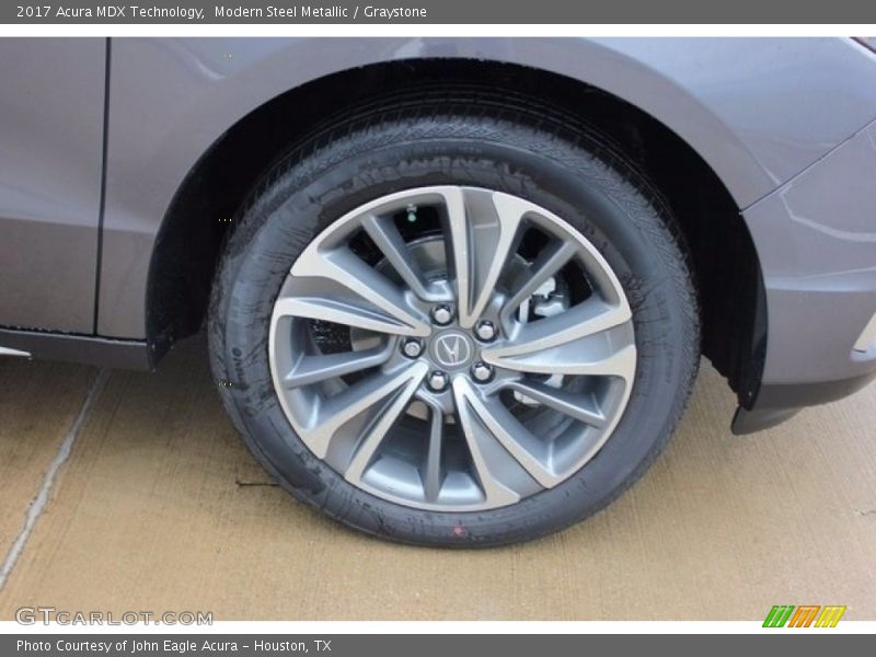 Modern Steel Metallic / Graystone 2017 Acura MDX Technology