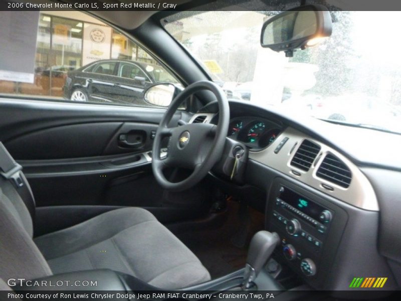Sport Red Metallic / Gray 2006 Chevrolet Monte Carlo LS