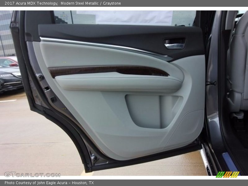 Modern Steel Metallic / Graystone 2017 Acura MDX Technology