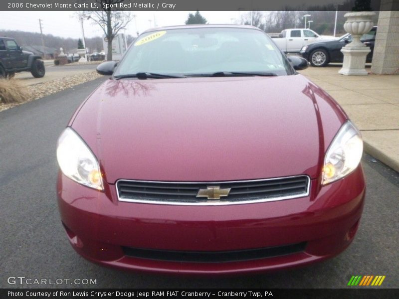 Sport Red Metallic / Gray 2006 Chevrolet Monte Carlo LS