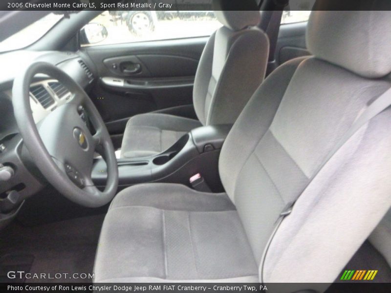 Front Seat of 2006 Monte Carlo LS