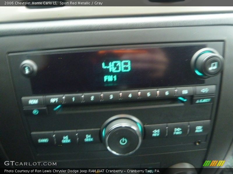 Sport Red Metallic / Gray 2006 Chevrolet Monte Carlo LS