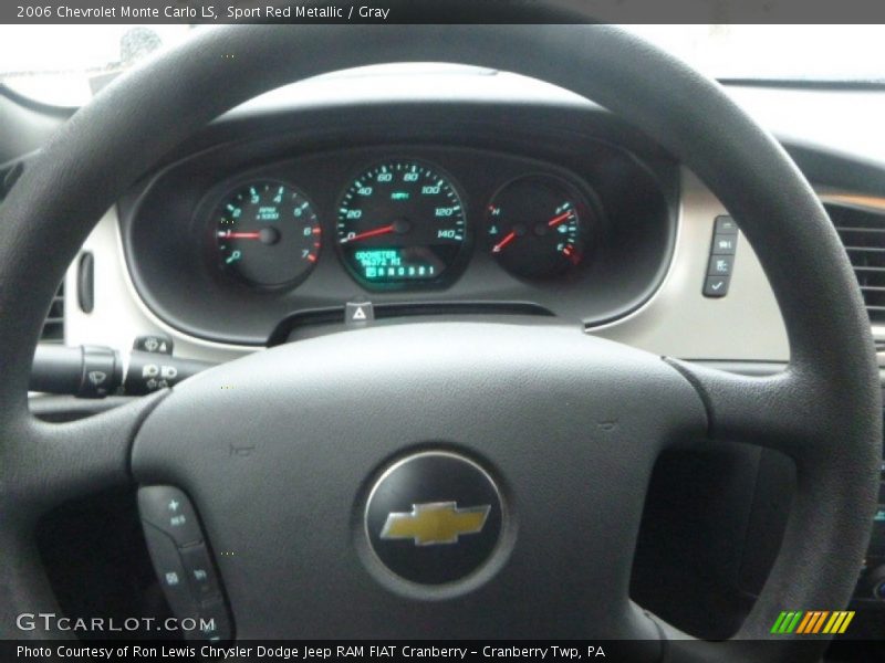 Sport Red Metallic / Gray 2006 Chevrolet Monte Carlo LS