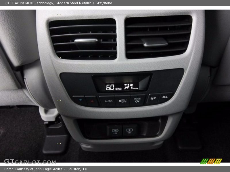 Modern Steel Metallic / Graystone 2017 Acura MDX Technology