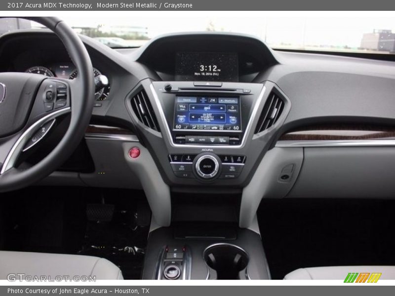 Modern Steel Metallic / Graystone 2017 Acura MDX Technology