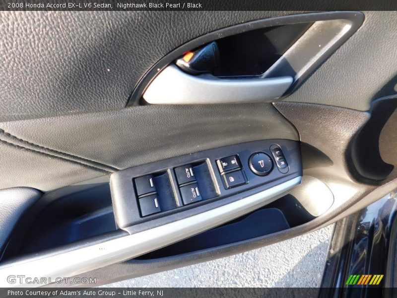 Nighthawk Black Pearl / Black 2008 Honda Accord EX-L V6 Sedan