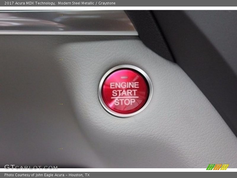 Modern Steel Metallic / Graystone 2017 Acura MDX Technology