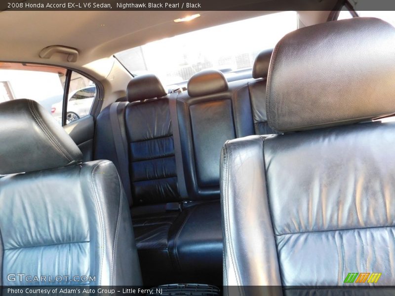 Nighthawk Black Pearl / Black 2008 Honda Accord EX-L V6 Sedan