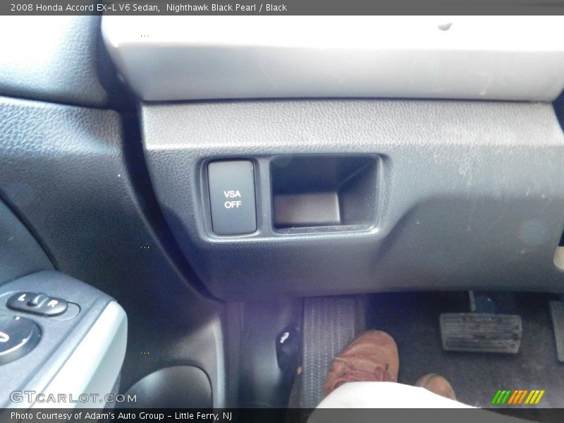 Nighthawk Black Pearl / Black 2008 Honda Accord EX-L V6 Sedan