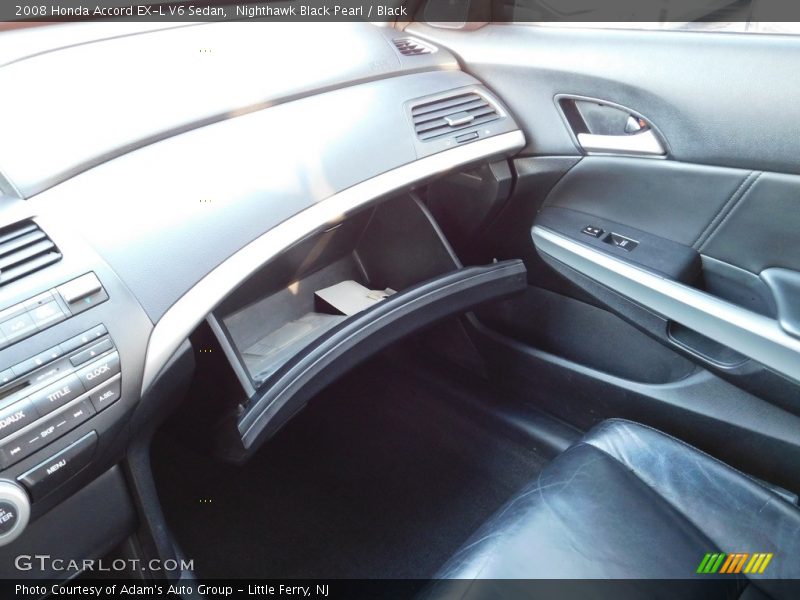 Nighthawk Black Pearl / Black 2008 Honda Accord EX-L V6 Sedan