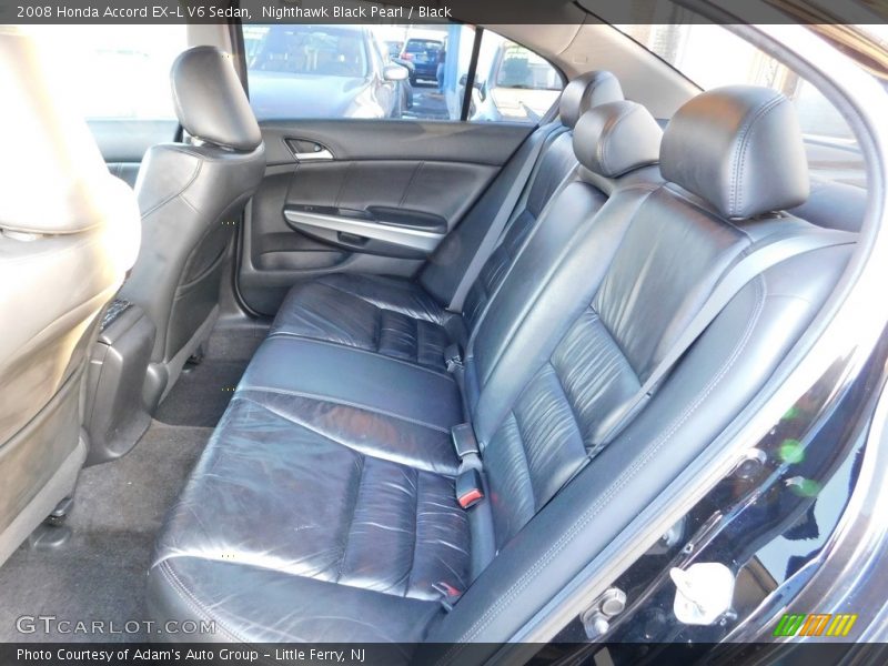 Nighthawk Black Pearl / Black 2008 Honda Accord EX-L V6 Sedan
