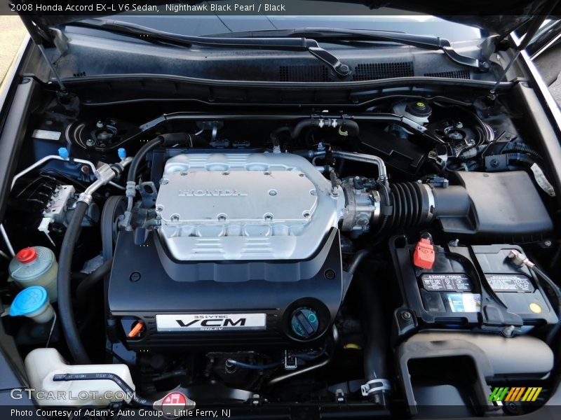Nighthawk Black Pearl / Black 2008 Honda Accord EX-L V6 Sedan
