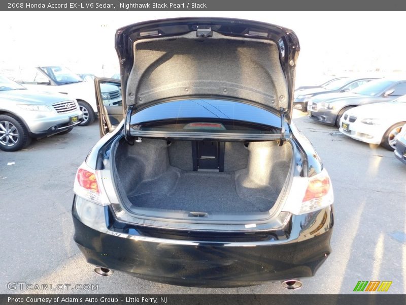 Nighthawk Black Pearl / Black 2008 Honda Accord EX-L V6 Sedan