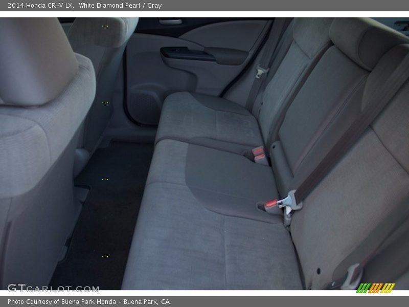 White Diamond Pearl / Gray 2014 Honda CR-V LX