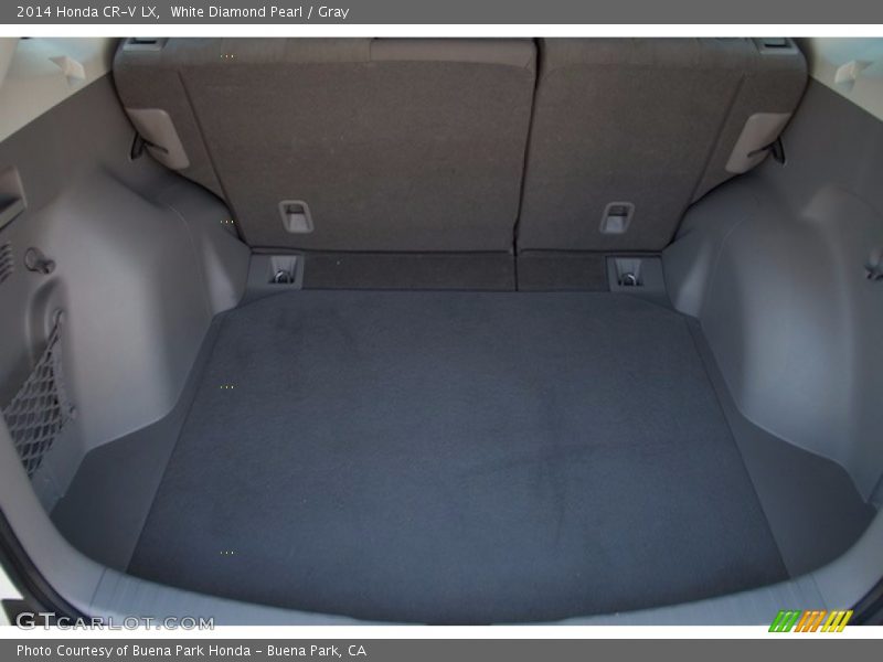 White Diamond Pearl / Gray 2014 Honda CR-V LX