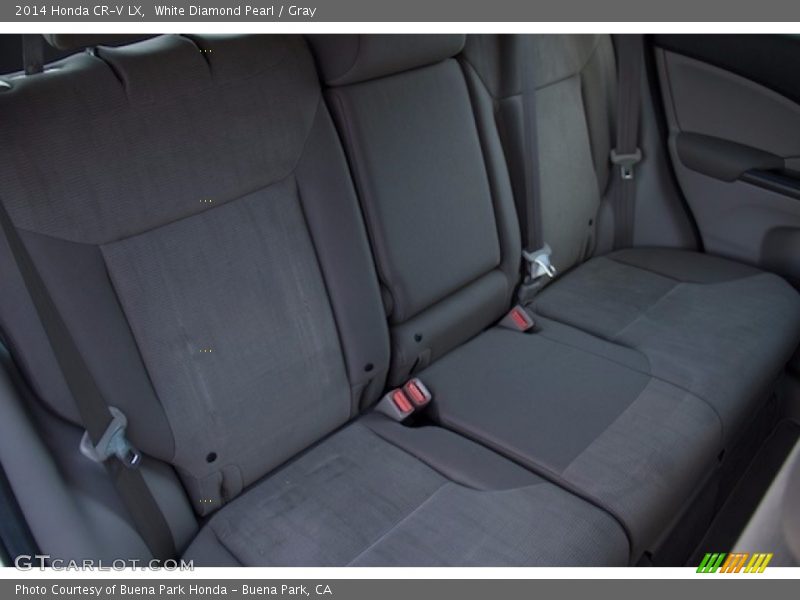 White Diamond Pearl / Gray 2014 Honda CR-V LX