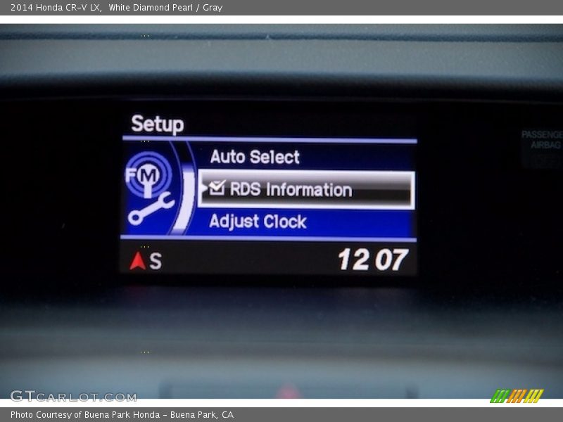 White Diamond Pearl / Gray 2014 Honda CR-V LX
