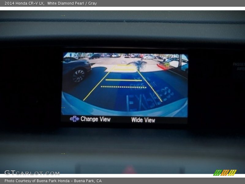 White Diamond Pearl / Gray 2014 Honda CR-V LX