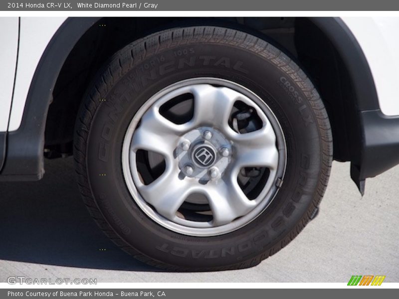 White Diamond Pearl / Gray 2014 Honda CR-V LX