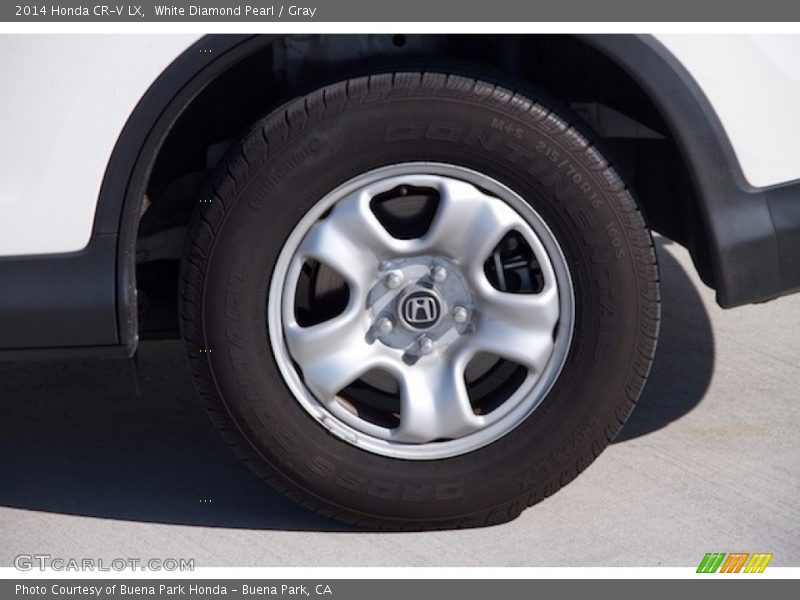 White Diamond Pearl / Gray 2014 Honda CR-V LX