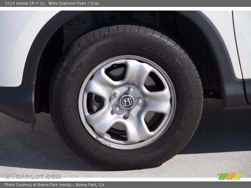 White Diamond Pearl / Gray 2014 Honda CR-V LX