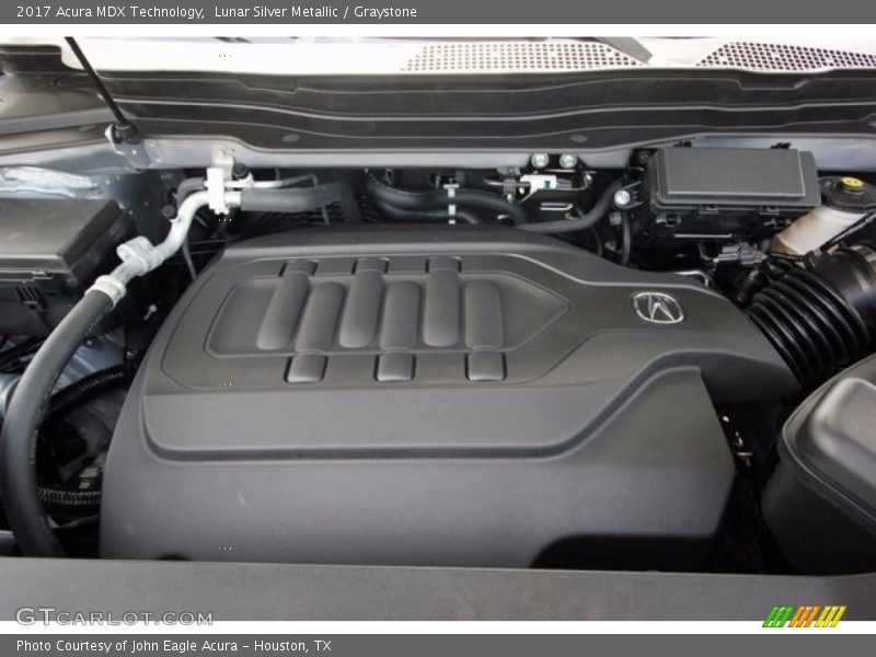 Lunar Silver Metallic / Graystone 2017 Acura MDX Technology