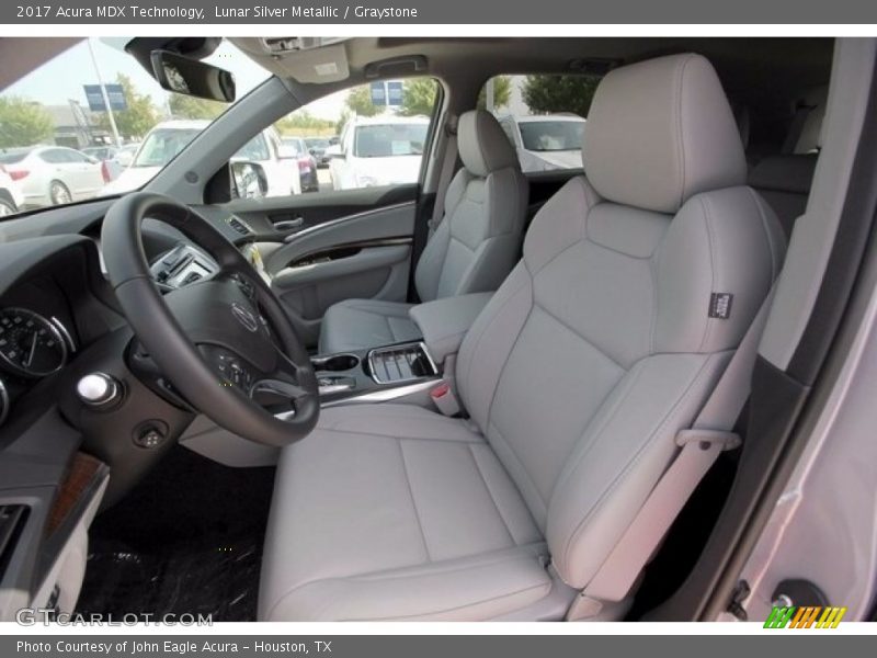 Lunar Silver Metallic / Graystone 2017 Acura MDX Technology